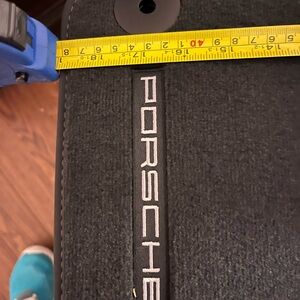 Porsche Floor Two Mats with Nubuk Edging for. Size in pictures